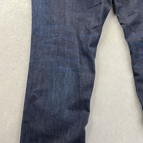 Levis 541 Jeans 42x30 Mens Blue Denim Athletic Fit Taper Dark Wash Indigo - Picture 11 of 16